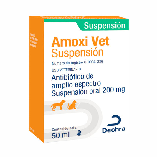 Amoxi Vet Suspensión 200 mg 50 ml