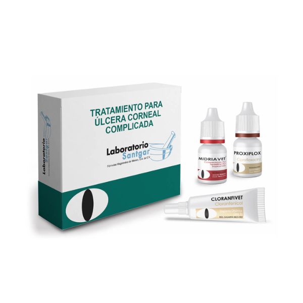 Kit para úlcera corneal complicada